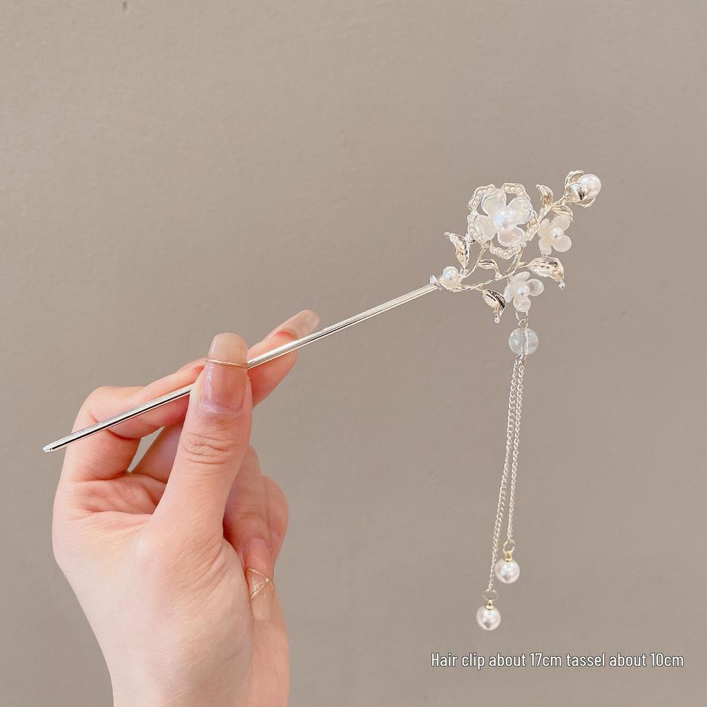 Vintage-Inspired High-End Tassel Hairpin for Hanfu and Cheongsam Hairstyles