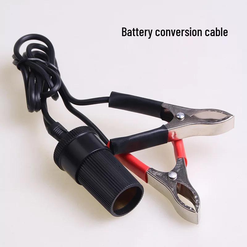 

Кабель-преобразователь от автомобильного аккумулятора к прикуривателю - Аварийные зажимы для запуска двигателя