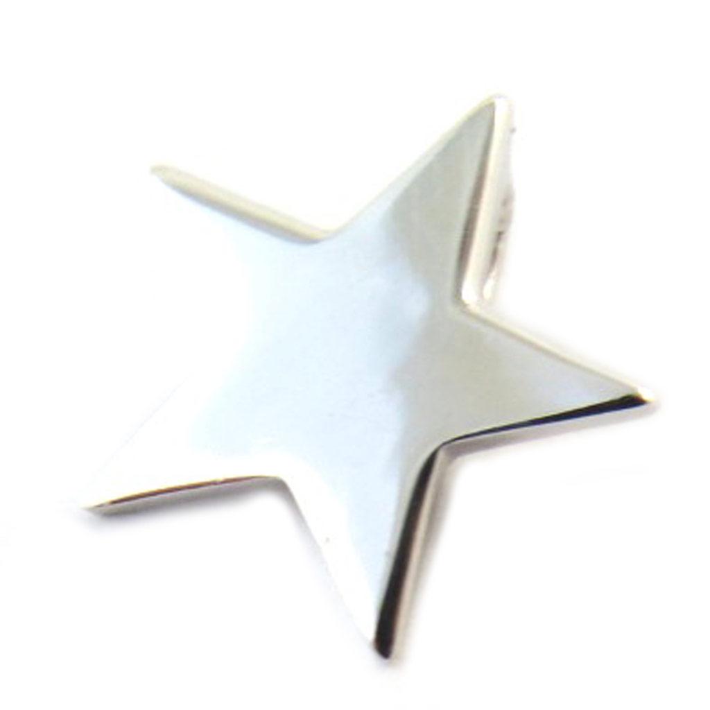 Les Trésors De Lily [N5362] - Silver 'Star' Pendant Silver (rhodium-plated) - 13x13 Mm