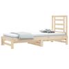 Vidaxl Extendable Bed, 2X(90X190) Cm, Light Pine Wood