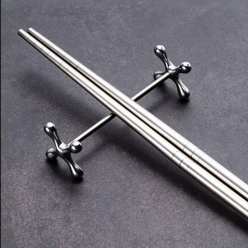 1 stainless steel dumbbell spoon rest