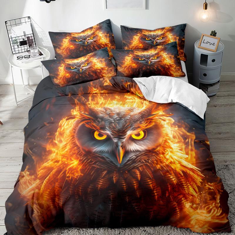 Animation Series 3D Digital Printing Three-Piece Bedding Kit Bed Sheet Quilt Cover