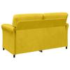 2 Seater Sofa Yellow 158 X 83 X 95 Cm Velvet