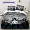 Name Custom Aerosmith Pattern Bedding Set Quilt Cover Pillowcase Home Decor Gift (1 * duvet cover + 2 * pillowcase, without core)