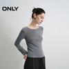 Only Women's Elegant Slim Fit Solid Knit Sweater