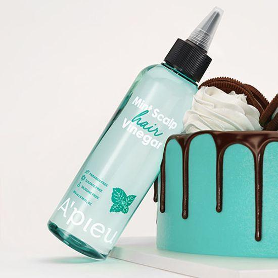 A'PIEU Hair Vinegar 200ml (Raspberry/Mint Scalp)