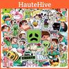 50 peças Adesivos Adesivos Minecraft À Prova D'água Reutilizáveis Para Mala/case/laptop/skate