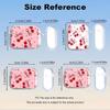 Clear Earphone Cases Cover Case For Airpods Pro3 3 1 Pro 2 Pro2 4 Red Lovely Cherry