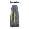TOM ADAM American Design Rivet Tie-Dye Casual Pants