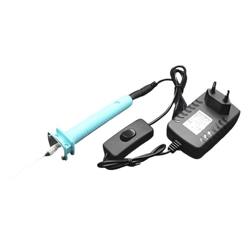 

Electric Foam Cutting Pen With Precisions Needle Tip Fast Heating For Styrofoams Plastic Rubber Crafting European Power Supply Included 50mm