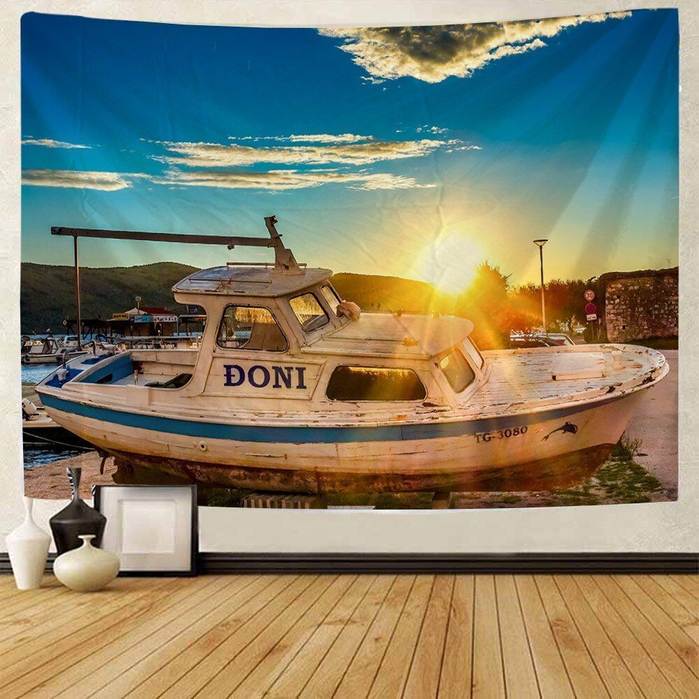 Tapestry Seascapes under sail 75x100 чёрный
