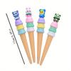 Back To School Season 10pcs 0.5mm Cute Pet Ice Cream Styling Neutral Pen Cute Stationery Cone Pen Writing Tools Prize Gift Signing Pen