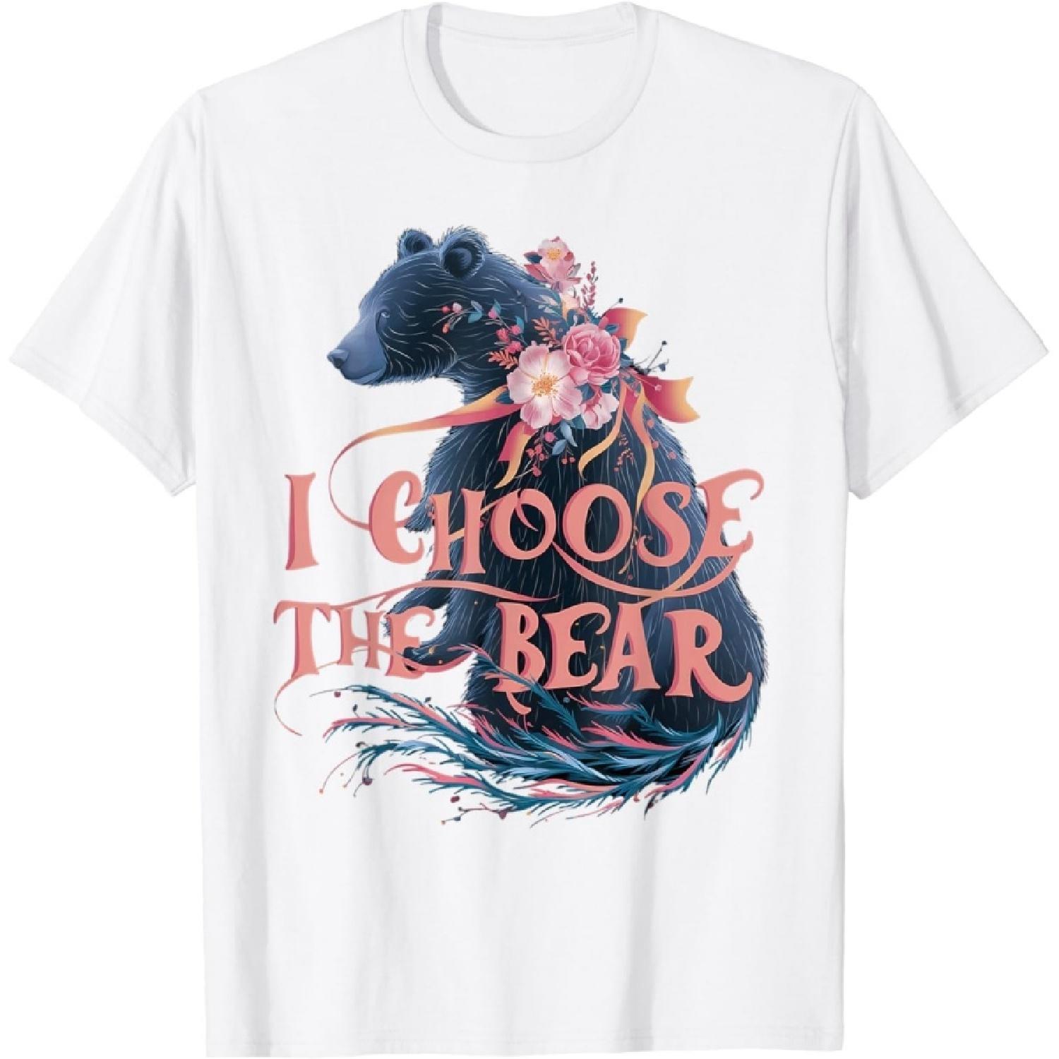 SykForn I Choose The Bear Funny Trending I Choose The Bear 2024 T-Shirt S