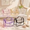 Easy Clean Large Capacity Travel Toiletry Bag Waterproof Transparent Clear Handbag Multi-function PVC Makeup Cosmetics Bag Daily