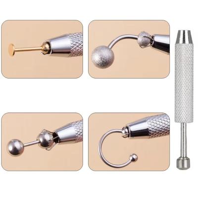 1Pc Four-claw Bead Holder Pickup Tool Diamond Jewel Tip Holder Tweezers Catcher Body Perforation Sprinkler Pen Tool