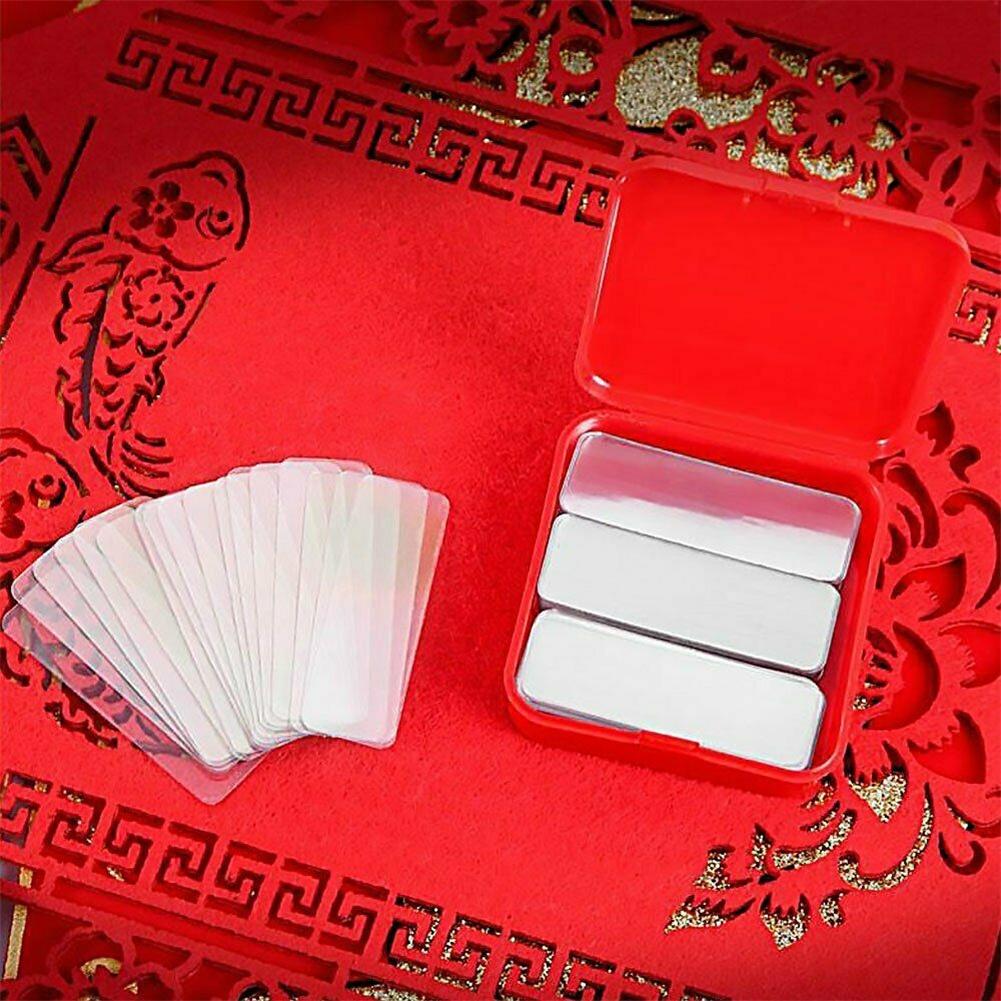 Resilient Transparent Double Sided Sticky Tape Strong Stickiness 60PCS