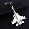Zinc Alloy Military Aircraft Model Keychain