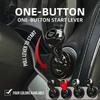 Cue Stick Shape Car Starter Lever All Metal Car Keyless Start Sticker  Vehicle Start Button