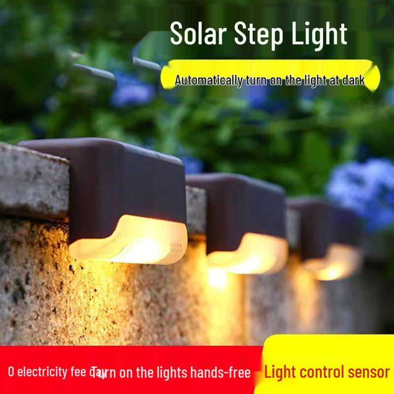 Outdoor LED Solar Lights for Steps, Patios, Railings, Stairs, Fences, and Walls