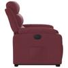 Recliner Chair with Lift Assistance Electric Wine Red Fabric