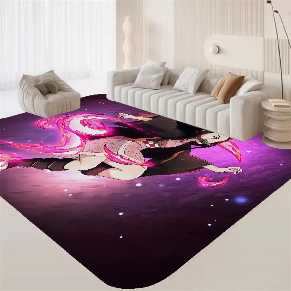 Kamado Nezuko Demon S-Slayer Bathroom Mat Anti-slip Absorb Water Long Strip Cushion Bedroon Mat Hotel Decor Mat