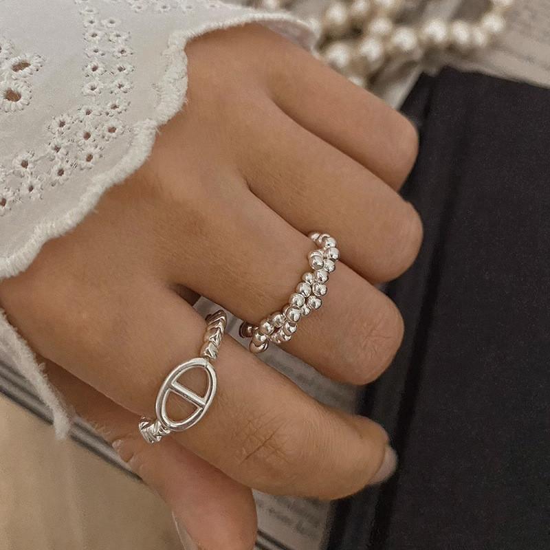 Elegant Copper Geometric Ring For Women Featuring Unique Design And Fashionable Style