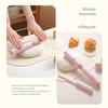 Rolling Pin with Dual Scale Markings And Built-in Pastry Cutter Non-Stick Surface Multifunctional Dough Roller for Cookies Pizza Pastries Baking Tool