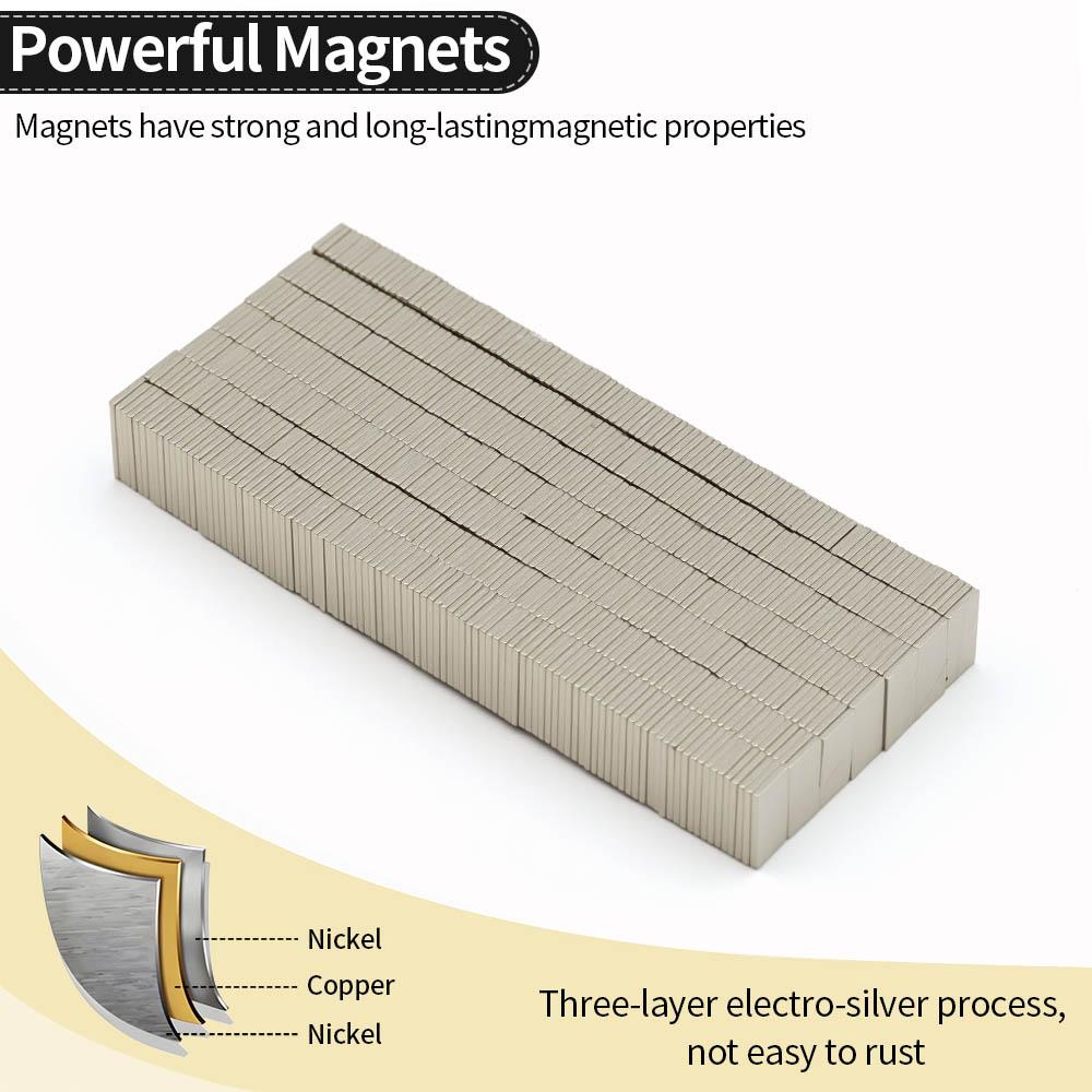 10x5x1mm Super Strong Neodymium Magnet N35 NdfeB Permanent Magnetic imanes Block Powerful Magnets Refrigerator Magnet
