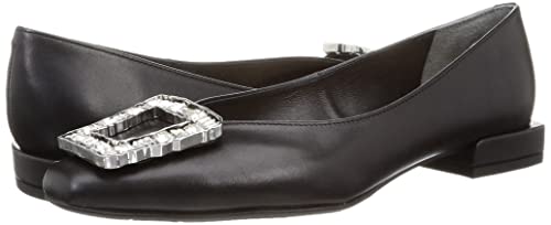 Carino CALF32055 Women's Pumps, Black, Size 22.5 cm