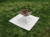 Bonfire stand protection sheet Yoshino structure with eyelets 920mm x 920mm White Co., Ltd. 3-layer