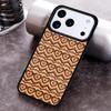 Latte Love Brown Heart Aesthetic Phone Case for iPhone 17 16 15 Pro Max Air 14 13 12 11 Plus Shockproof Capa Cover