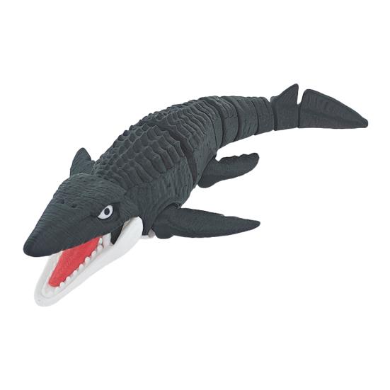 

3D-надрукована фігурка мозазавра з рухомими суглобами, фігурка динозавра, шарнірна модель доісторичної тварини, іграшка, прикраса для дому, офісу, книжкової полиці S чорний