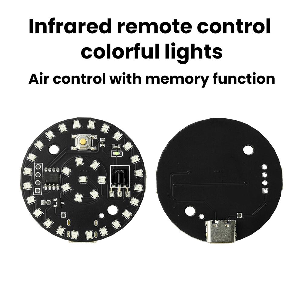 9Modes Wireless LED Light Module Remote Control Lamp Type C Powered Button Control DIY Toys Light Night Light Infrared Light