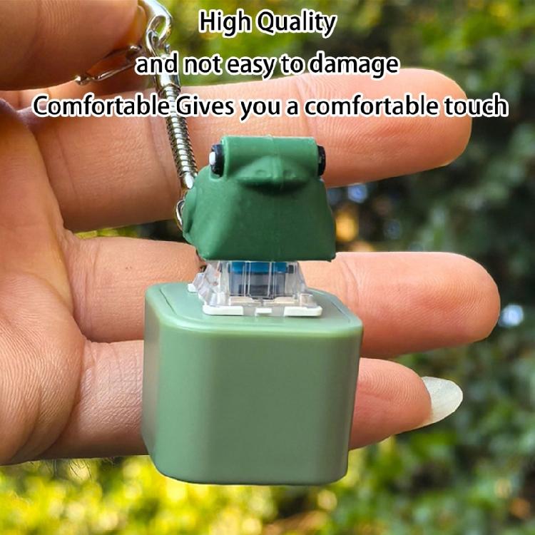 Portable Frogs/Elephant Keychain Press Toy with Sound Light Effects For Kids Stress Relief Gift Backpack Decoration