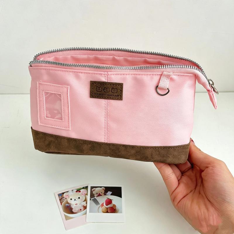 Kawaii Pencil Case Large Capacity Compact Portable Stationery Organizer for Students Travel Outdoor Sketch Use