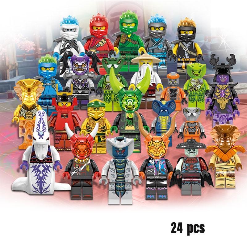 Phantom Ninja 24-teiliges Episches Kampf-Baustein-Set Für Kinder Kunststoffmaterial