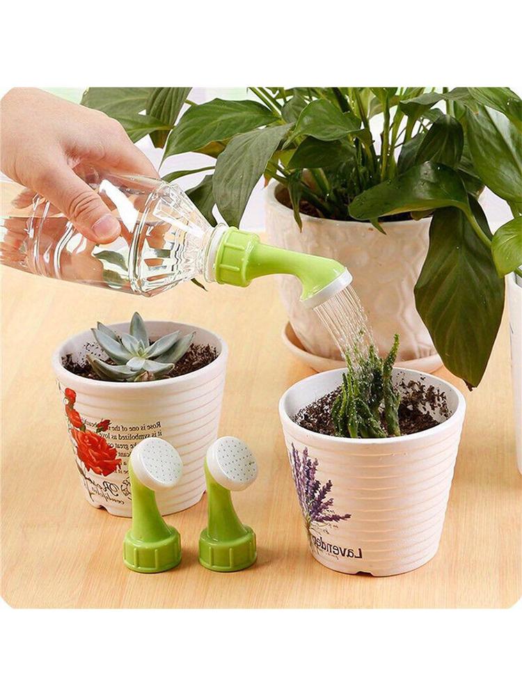 2/4/6PCS Portable Bottle Cap Sprinkler Watering Garden Spray Waterer Plant Pot Flowering Tools Light Green Nozzle Sprinkler Head