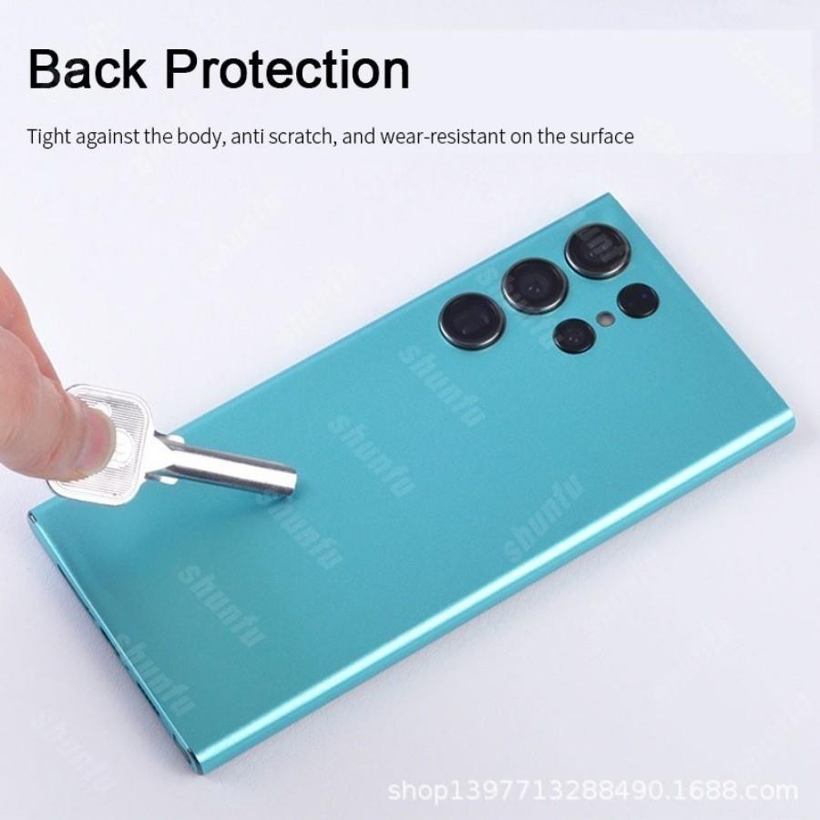 Samsung Galaxy S26 S25 S24 Ultra S24 Plus S24+ Ice Surface Colorful Film Wrap Skin Phone Back Screen Protector Sticker
