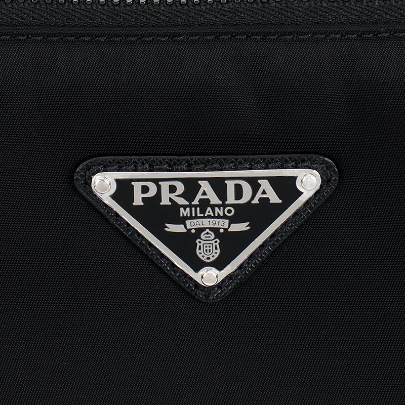 Prada Saffiano Multifunkční Odnímatelný Ramenní Popruh Tři v Jednom Nylonová Taška přes Rameno Brašna Crossbody Taška Taška přes Rameno 2VH113-064-F0002