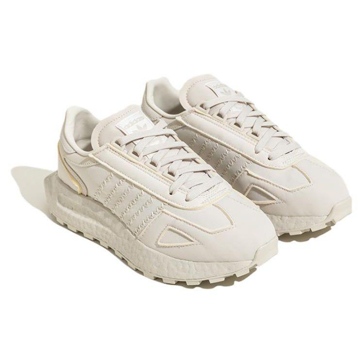 adidas Originals Retropy E5 Lace-Up Slip-Resistant Durable Lightweight Low-Top Lifestyle Casual Shoes Women Sneaker Gray Yellow IF0423