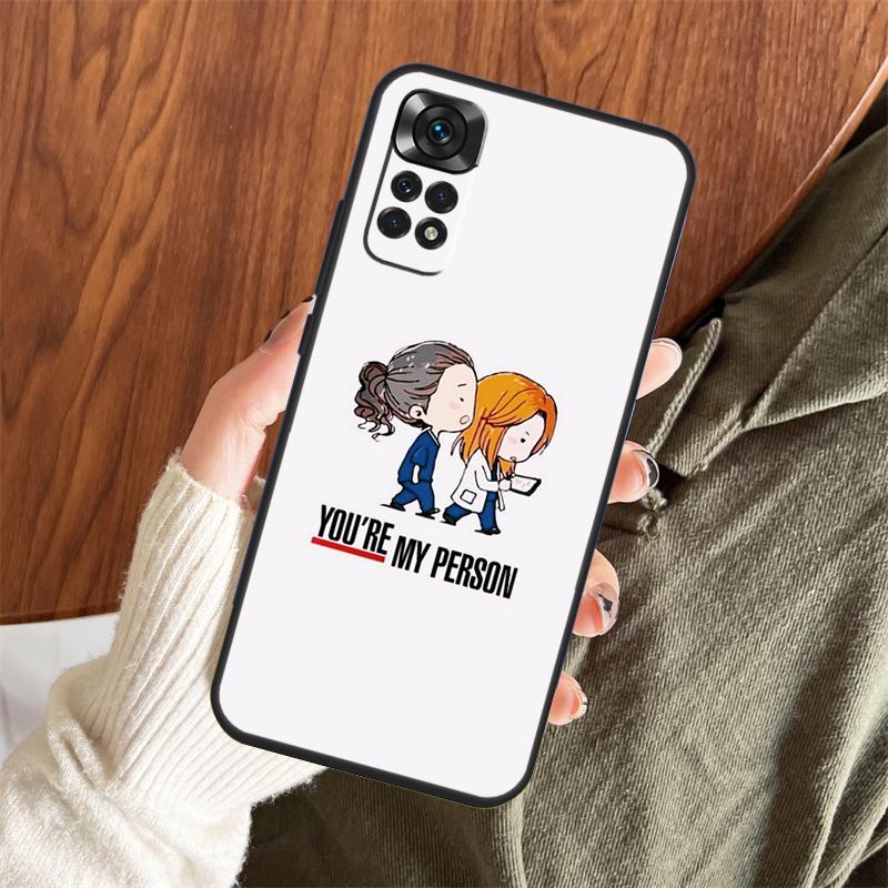 Anatomía de Grey Eres mi persona Funda Para Xiaomi Redmi Note 14 Pro 13 12 11 10 15 Pro Plus Redmi 13 C 15 10C 12C 14C 15C Cubierta