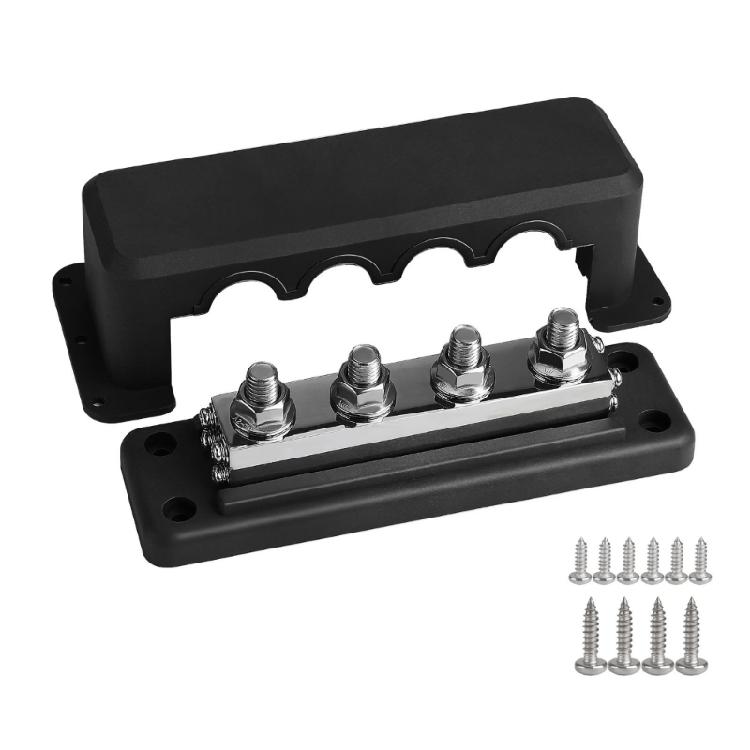 

Автомобільний блок клем Шина 48V 600A Блок клем 600A Блок розподілу живлення чорний