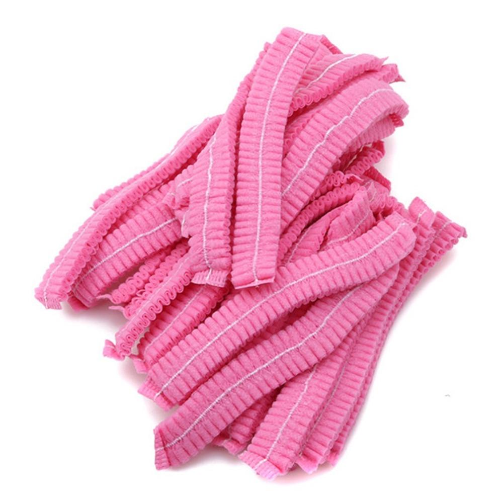 100pcs/Pack Sterile Hat Anti Dust Caps Disposable Shower Bathing Hats Makeup Hair Net Cap Kitchen