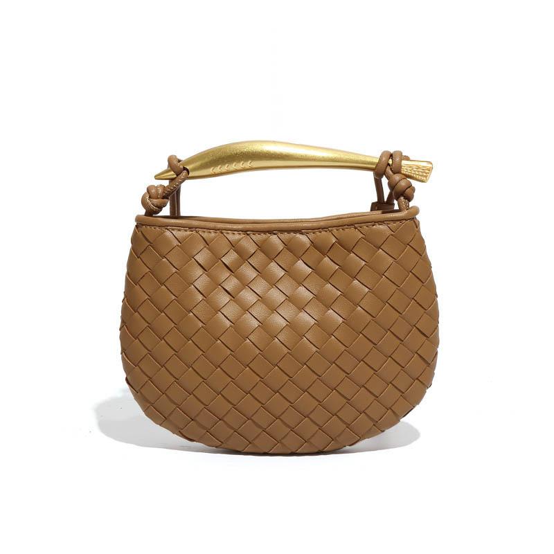 JMG Bags Sardine Serie Handgeweven Tassen, Modieuze en Casual Mini Handtassen, Trendy Enkelvoudige Schouder Crossbody Dames Tassen