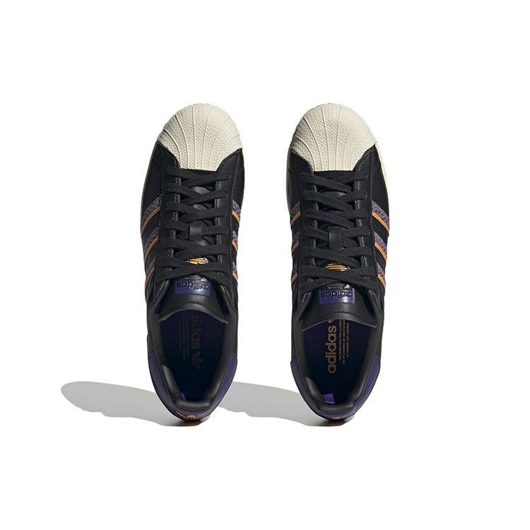 Adidas Superstar Black Violet Fusion Snakeskin Men Sneakers Core-Black Cream-White FZ6475