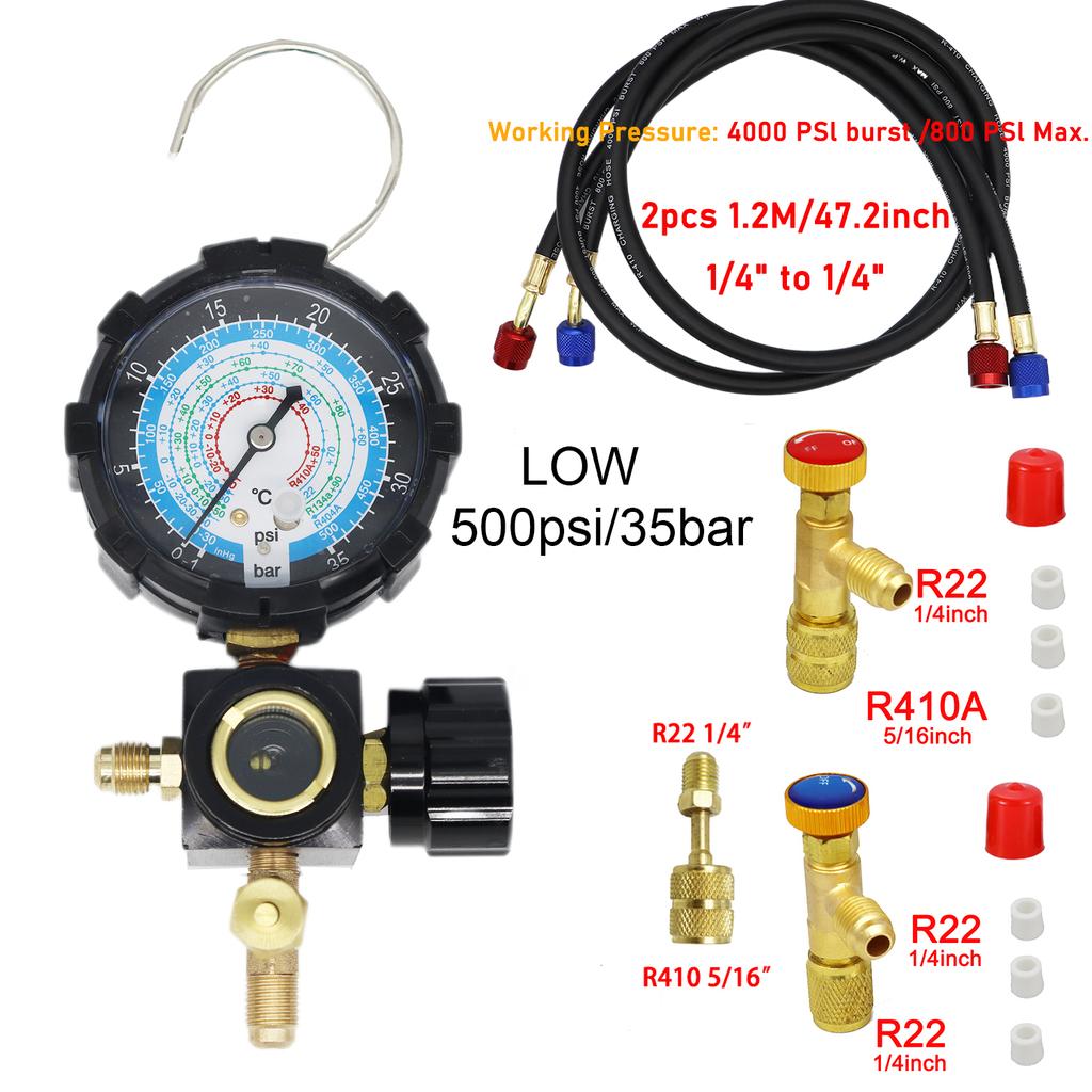 R22/R410a134 air conditioner refrigerant meter household refrigerant pressure gauge refrigerant automobile single meter tool