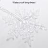 Curtain Lamp Attractive Super Bright Romantic Lighting Soft Energy-saving Decorative Waterproof Christmas Snowflake Icicle Lights