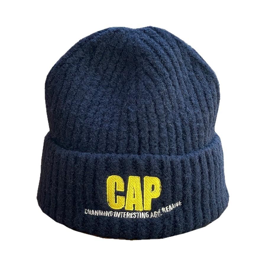 Autumn and Winter New Style Knitted Woolen Hat for Women Alphabet Versatile Couple Pullover Hat  Hip Hop Trendy Warm and Cold Hat for Men