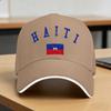 Haiti Country Heritage Flag Casual Baseball Cap  Hunting Camping Trucker Hat Spring Hot Sale Unisex Adult Yk Retro Snapback Cap