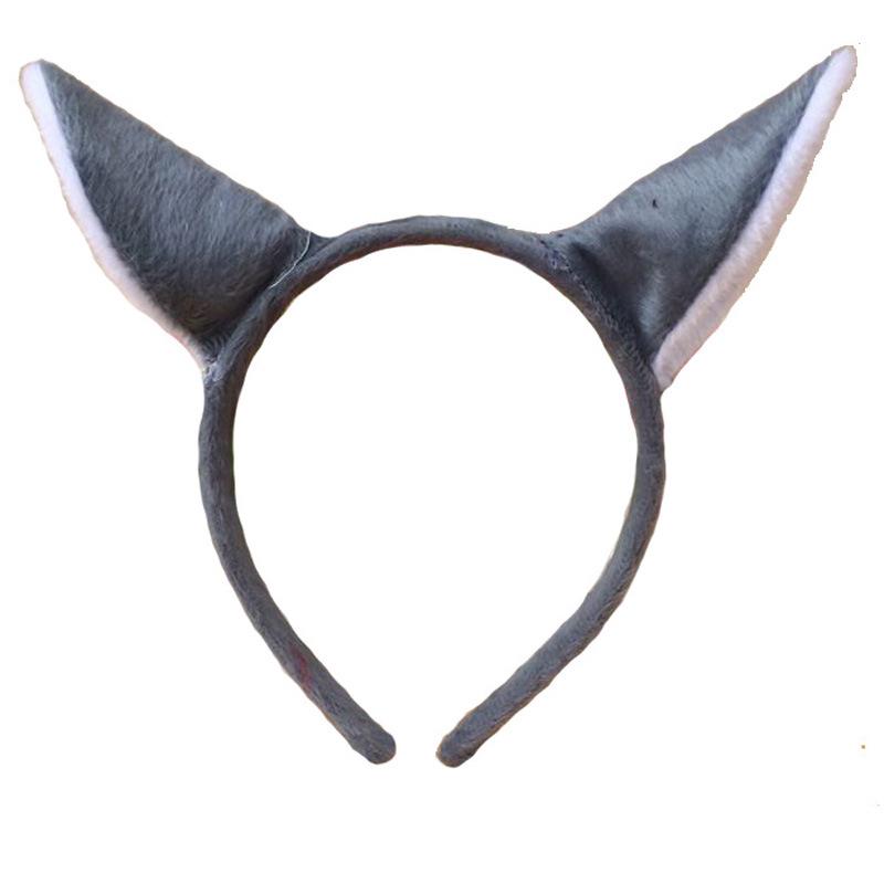 Zodiac Animal Horn Headband: Cow, Rabbit, Tiger, Dog, Cat, Wolf, Devil. Perfect for Costumes and Performances.